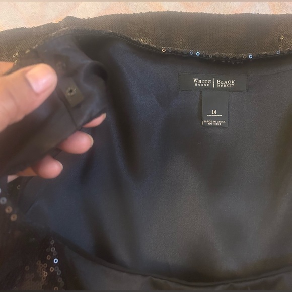 White House | Black Market Sequined Dress with Tassels.EUC - Picture 9 of 10